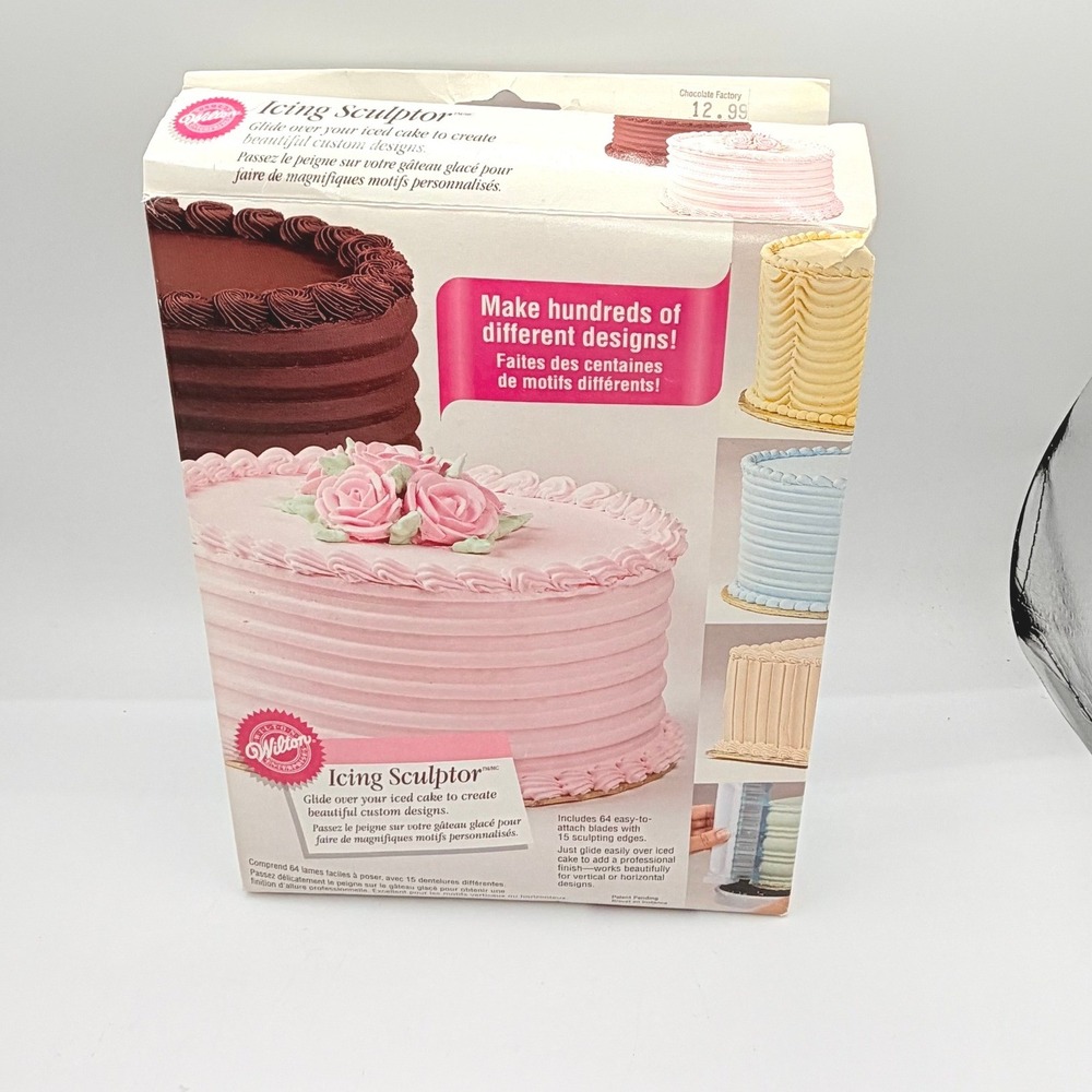Vintage Wilton Icing Sculptor Cake Decorating Tool Set 64 Blades 15 Edges Multi